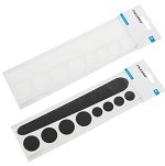 Zestawy ochronnych naklejek na rower Accent 9 sztuk AC-CC02 czarne i przeźroczyste - 2