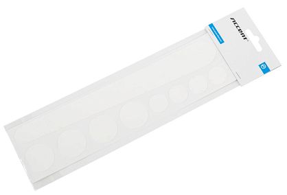 Zestawy ochronnych naklejek na rower Accent 9 sztuk AC-CC02 czarne i przeźroczyste