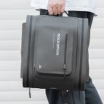 Torba rowerowa Rockbros AS-130 - wodoodporna, na bagażnik, pojemność 14L - szara - 5