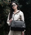100% wodoodporna torba na bagażnik Rockbros 16L - AS-155 black - 10