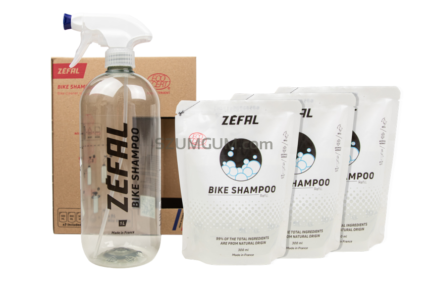 Płyn czyszczący do roweru Zefal Bike Shampoo Refill 3x1L (koncentrat)