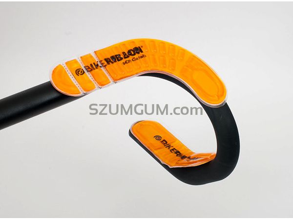 Wkładki żelowe BIKE RIBBON GEL PAD SOFT GEL miękke, pomarańczowe, 2x proste, 2x wykręcone