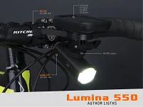 Przednia lampka Author Lumina 550 - 5