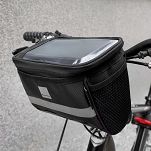 Torba rowerowa na kierownicę z etui na telefon - Wozinsky WBB12BK - 11