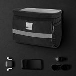 Torba rowerowa na kierownicę z etui na telefon - Wozinsky WBB12BK - 3