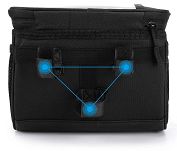 Torba rowerowa na kierownicę z etui na telefon - Wozinsky WBB12BK - 8
