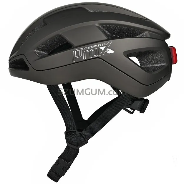 Uniwersalny kask rowerowy Prox Magneto Led - antracyt