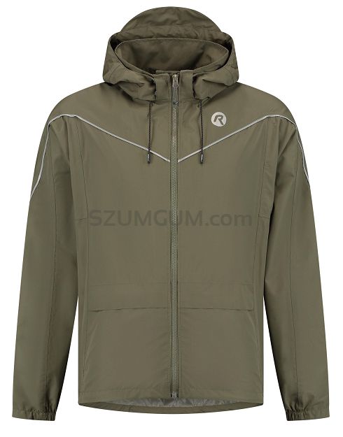 Kurtka przeciwdeszczowa Rogelli Essential Commuter Unisex green