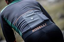 Ultralekka kurtka rowerowa Rogelli CADENCE bez ocieplenia, khaki-czarno-pomarańczowa - 10
