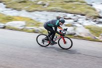 Ultralekka kurtka rowerowa Rogelli CADENCE bez ocieplenia, khaki-czarno-pomarańczowa - 13