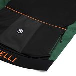 Ultralekka kurtka rowerowa Rogelli CADENCE bez ocieplenia, khaki-czarno-pomarańczowa - 6