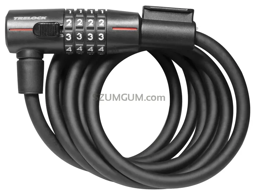 Linka stalowa z zamkiem szyfrowym Trelock KS 415 Code - 110cm/15mm
