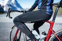 Spodnie rowerowe Rogelli DISTANCE z podwójnym materiałem i wkładką żelową, czarne - 6