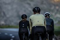 Spodnie rowerowe Rogelli DISTANCE z podwójnym materiałem i wkładką żelową, czarne - 8