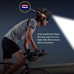 Kask rowerowy Rockbros ZN1001 z zintegrowanym oświetleniem 360°, red - 9