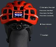 Kask rowerowy Rockbros ZN1001 z zintegrowanym oświetleniem 360°, red - 10