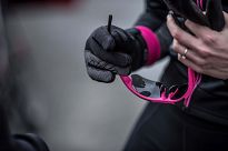 Sportowe okulary Rogelli RAPTOR z wymiennymi szkłami różowe - 4