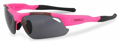 Sportowe okulary Rogelli RAPTOR z wymiennymi szkłami różowe