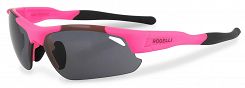 Sportowe okulary Rogelli RAPTOR z wymiennymi szkłami różowe