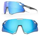 Okulary Rockbros SP318 HD - blue/transparent grey - 2