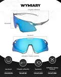 Okulary Rockbros SP318 HD - blue/transparent grey - 5