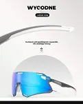 Okulary Rockbros SP318 HD - blue/transparent grey - 6