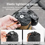 Izolowana torba na bidon rowerowy 1L Qunature P008 - khaki - 6