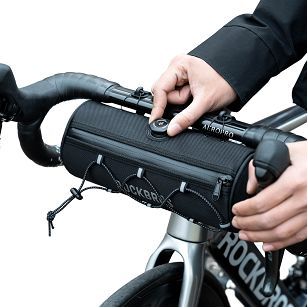 Torba rowerowa na kierownicę Rockbros Road to Sky TL002, 1,5 l, wodoodporna, czarna