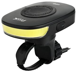 Lampa przednia ProX UFO 300 lm, 1200 mAh, USB-C, mocowanie do liczników, powerbank
