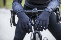 Neoprenowe rękawiczki rowerowe Rogelli NEOFLEX, czarne - 3