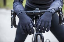 Neoprenowe rękawiczki rowerowe Rogelli NEOFLEX, czarne - 3