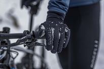 Neoprenowe rękawiczki rowerowe Rogelli NEOFLEX, czarne - 4