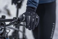 Neoprenowe rękawiczki rowerowe Rogelli NEOFLEX, czarne - 4