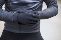 Neoprenowe rękawiczki rowerowe Rogelli NEOFLEX, czarne - 5