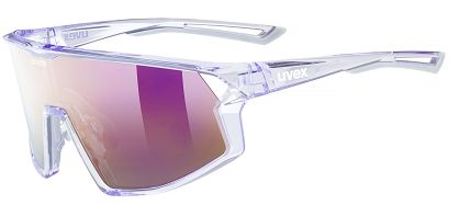 Okulary sportowe UVEX Skyryse - clear purple / mirror lavender