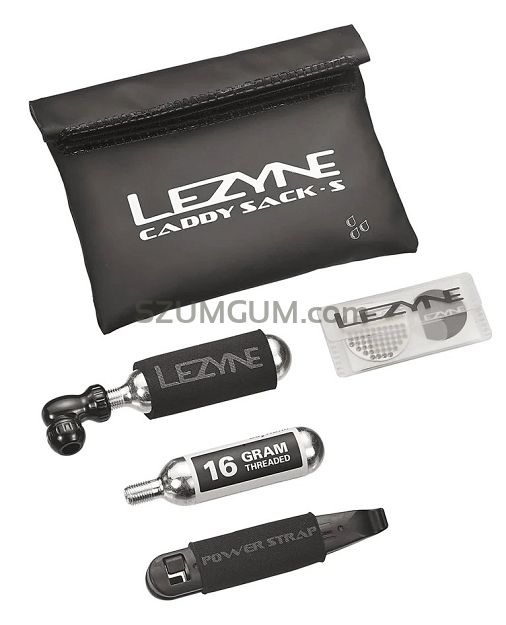 Zestaw naprawczy Lezyne Caddy Kit - Organzier - pompka CO2 - łatki-  łyżki