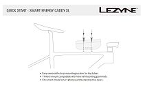 Torebka na ramę z miejscem na telefon  LEZYNE SMART ENERGY CADDY XL - 7