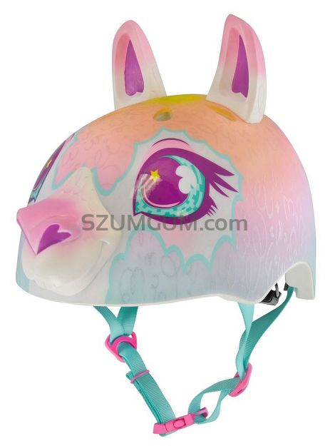 Kask dziecięcy juniorski RASKULLZ DOLLY RAINBOW - (50-54 cm)