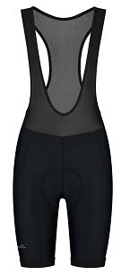 Damskie spodenki rowerowe Rogelli CORE z szelkami, czarne