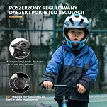 Kask młodzieżowy z odpinaną szczęką Rockbros TS-61 - blue-white-black - 5