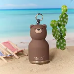 Butelka termiczna Asobu Mini Bestie 200 ml - brown bear - 4