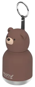 Butelka termiczna Asobu Mini Bestie 200 ml - brown bear