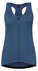 Damska koszulka na rower Rogelli ABBEY bez rękawów, niebieska