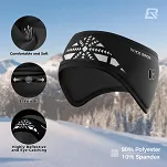 Opaska sportowa Rockbros ZHD011 ocieplana unisex - 4