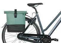 Torba miejska Basil Cove - Double Pannier Bag - 28-32L - silvergreen/black - 3