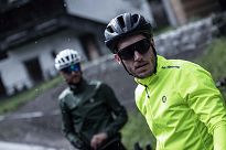 Ultraodporna rowerowa kurtka przeciwdeszczowa Rogelli DISTANCE na obfity deszcz, odblaskowo żółta - 6