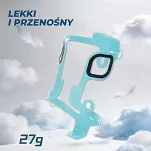 Koszyk na bidon Rockbros BBC2504 aluminiowy ultralekki - niebieski - 4