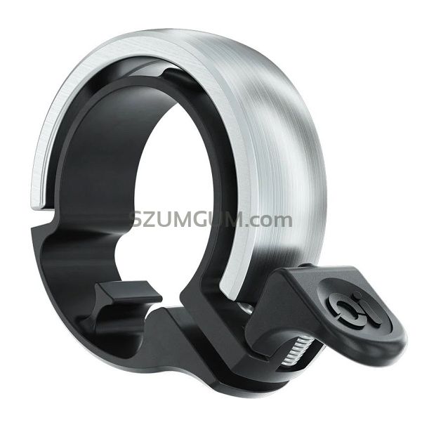 Dzwonek rowerowy Knog OI Classic - srebrny
