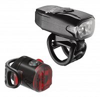   Zestaw lampki LEZYNE LED KTV DRIVE USB 200 przód 200 lumenów, FEMTO DRIVE USB tył 5 lumenów, usb