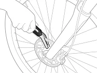 Klucz do prostowania tarcz hamulcowych Topeak RotorTru - 2